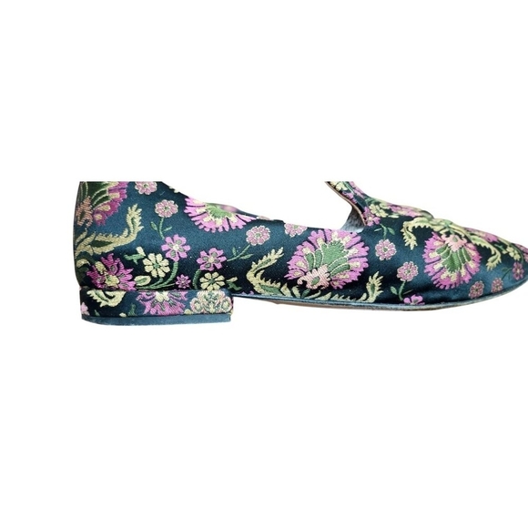 Lewit Brocade Smoking Slippers Flats Size EU 38/US 7.5 - Picture 8 of 14